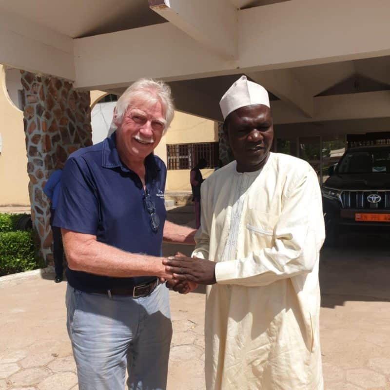 Le docteur Patrick Meredith en mission médicale